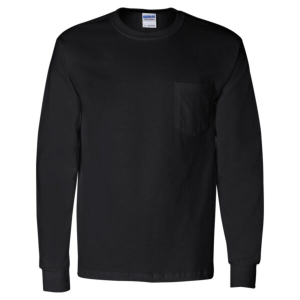 Unisex Ultra Cotton® Long Sleeve Pocket T-Shirt Thumbnail