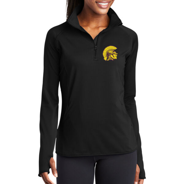 Trojans  - Women's Sport Wick ® Stretch 1/4 Zip Pullover Thumbnail