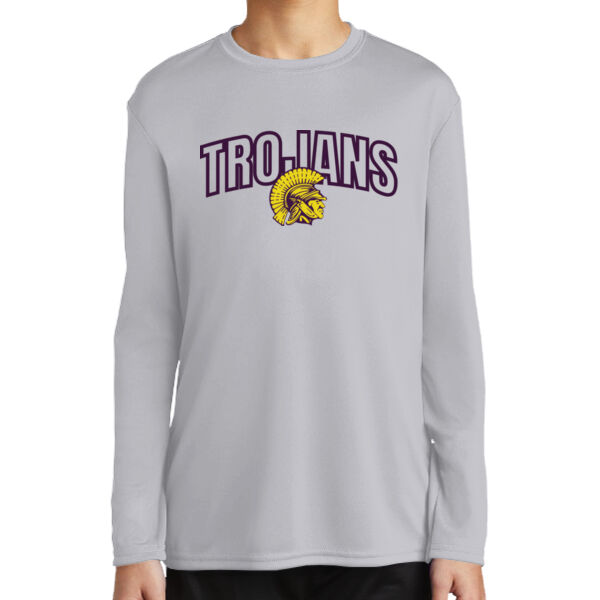 Trojans - Youth Long Sleeve Performance Tee Thumbnail