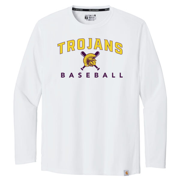 Trojans Baseball W / Bats - Force ® Sun Defender Long Sleeve T Shirt Thumbnail