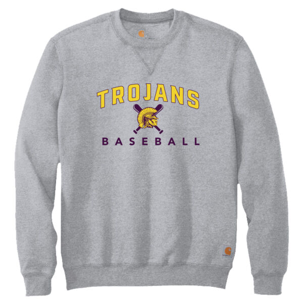 Trojans Baseball W / Bats - Midweight Crewneck Sweatshirt Thumbnail