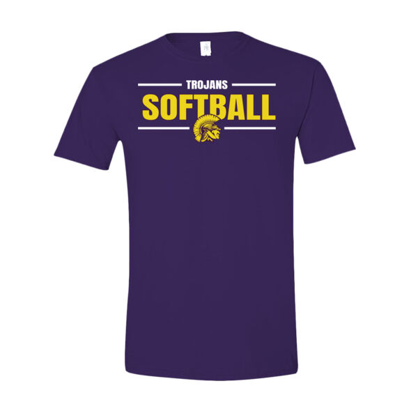 Trojans Softball - Unisex Softstyle® T-Shirt Thumbnail