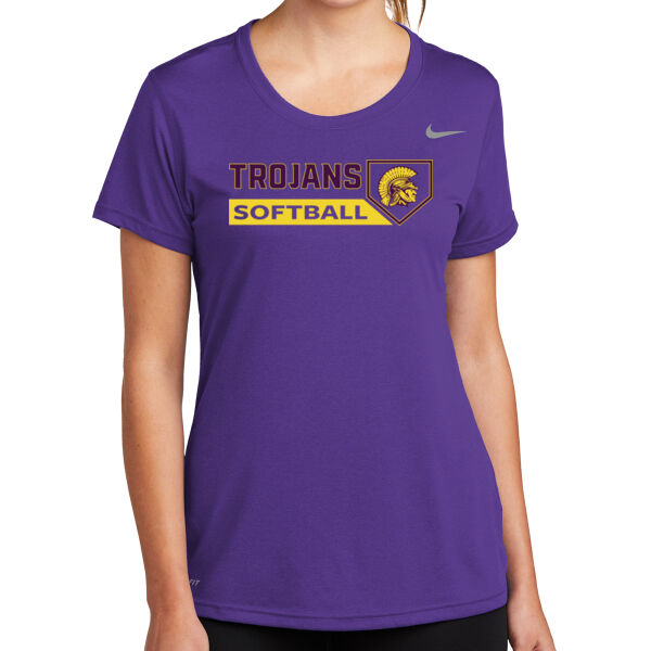 Trojans Softball W/ Plate - Women's Team rLegend Tee Thumbnail