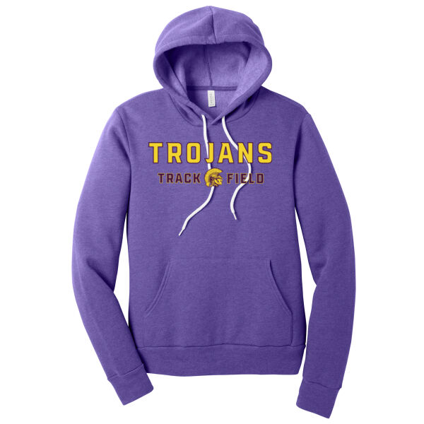 Trojans Track & Field - Unisex Sponge Fleece Pullover Hoodie Thumbnail