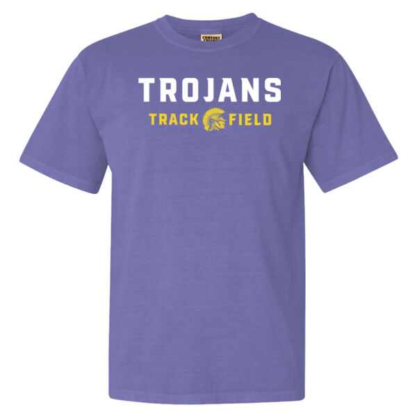Trojans Track and Field - Heavyweight Ring Spun Tee - Heavyweight Ring Spun Tee Thumbnail