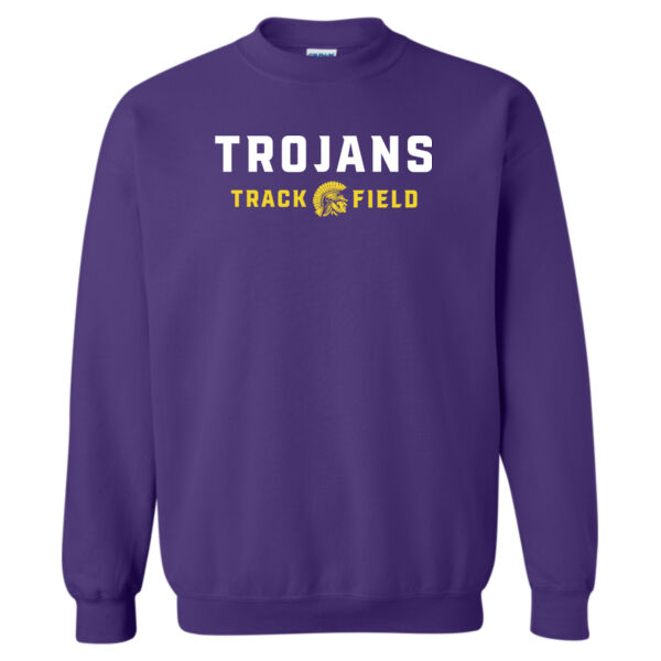 Trojans Track and Field - Unisex Heavy Blend™ Crewneck Sweatshirt Thumbnail