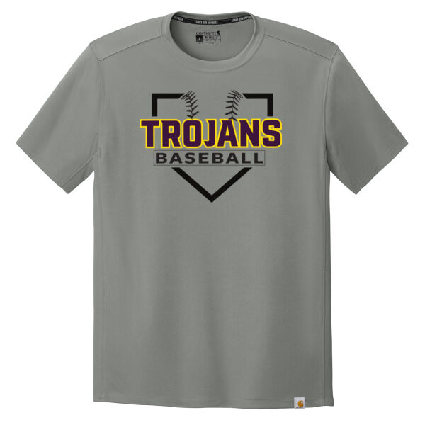 Trojans Baseball Plate - Force ® Sun Defender Short Sleeve T Shirt Thumbnail