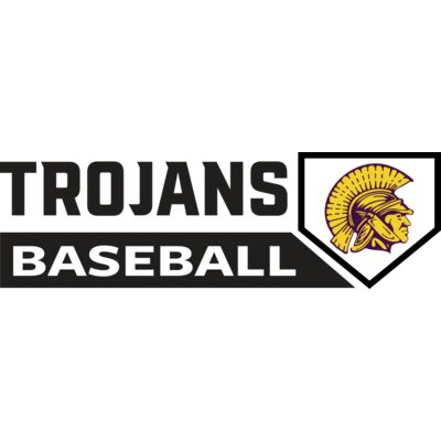 Trojans Plate Baseball Thumbnail