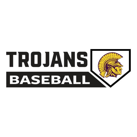 Trojans Plate Baseball Thumbnail