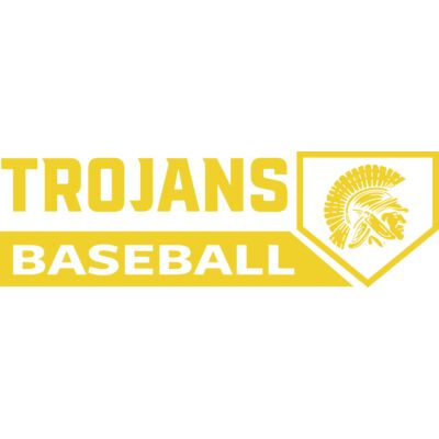Trojans Plate Baseball Thumbnail