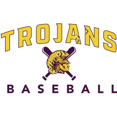 Trojans Baseball - Crossed Bats Thumbnail