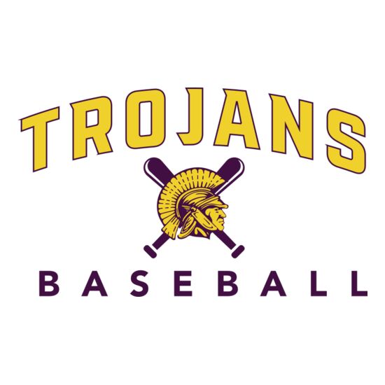Trojans Baseball - Crossed Bats Thumbnail